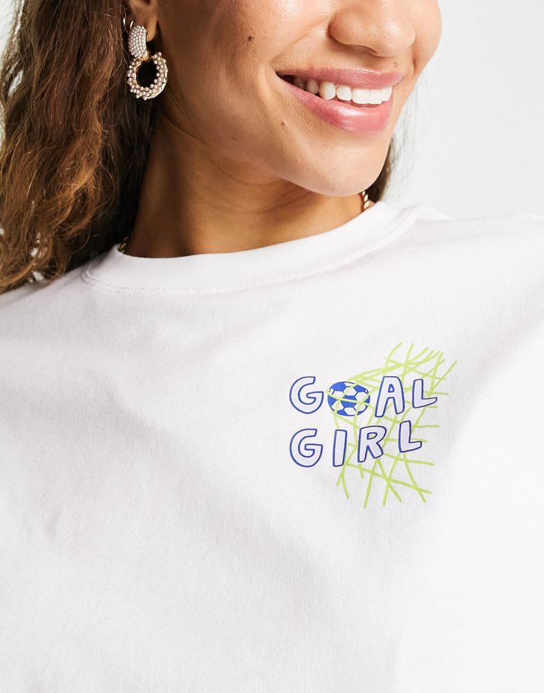 Nike Football t-shirt with back print in white商品第2张图片规格展示