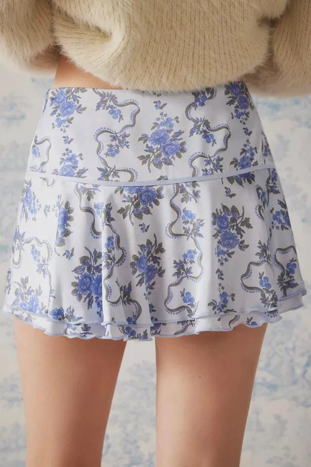 商品Kimchi Blue|Kimchi Blue Carlene Satin Drop-Waist Mini Skirt,价格¥369,第4张图片详细描述