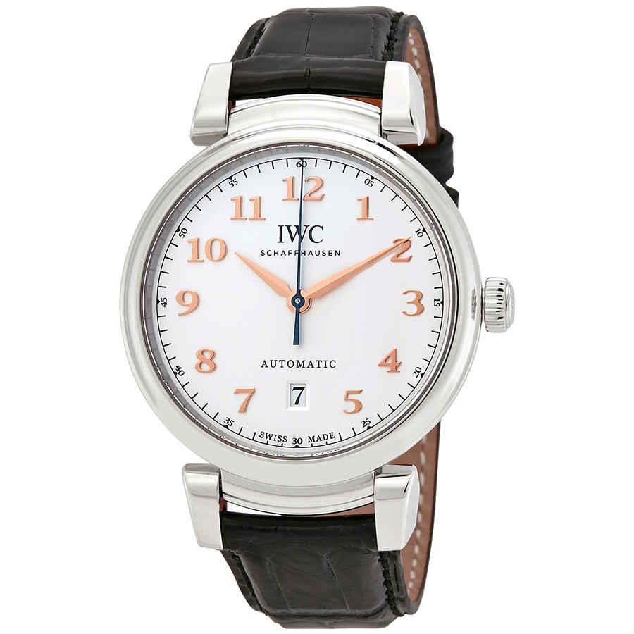 Da Vinci Silver Dial Automatic Mens Leather Watch IW356601商品第1张图片规格展示