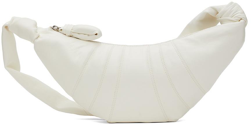 商品Lemaire|白色小羊皮小号牛角包,价格¥4485,第1张图片