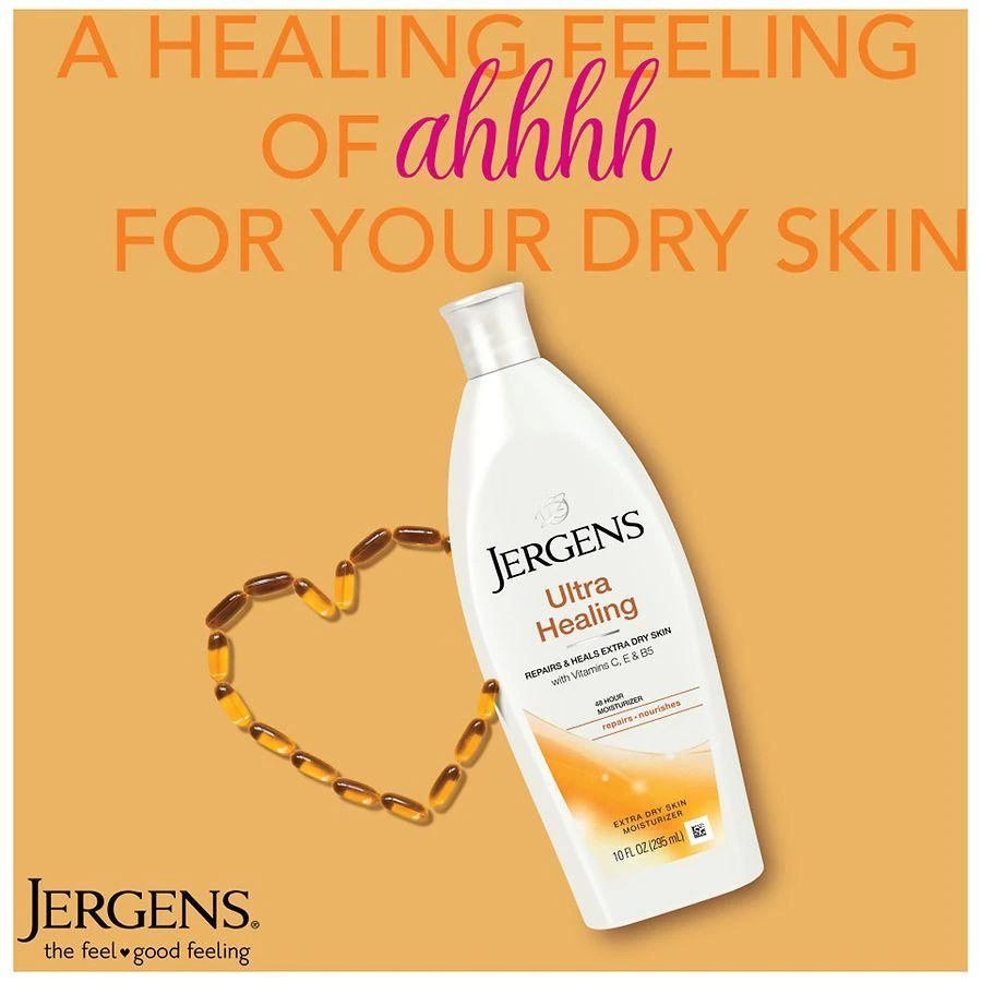 商品Jergens|Ultra Healing Extra Dry Skin Moisturizer, Hand and Body Lotion,价格¥51,第5张图片详细描述