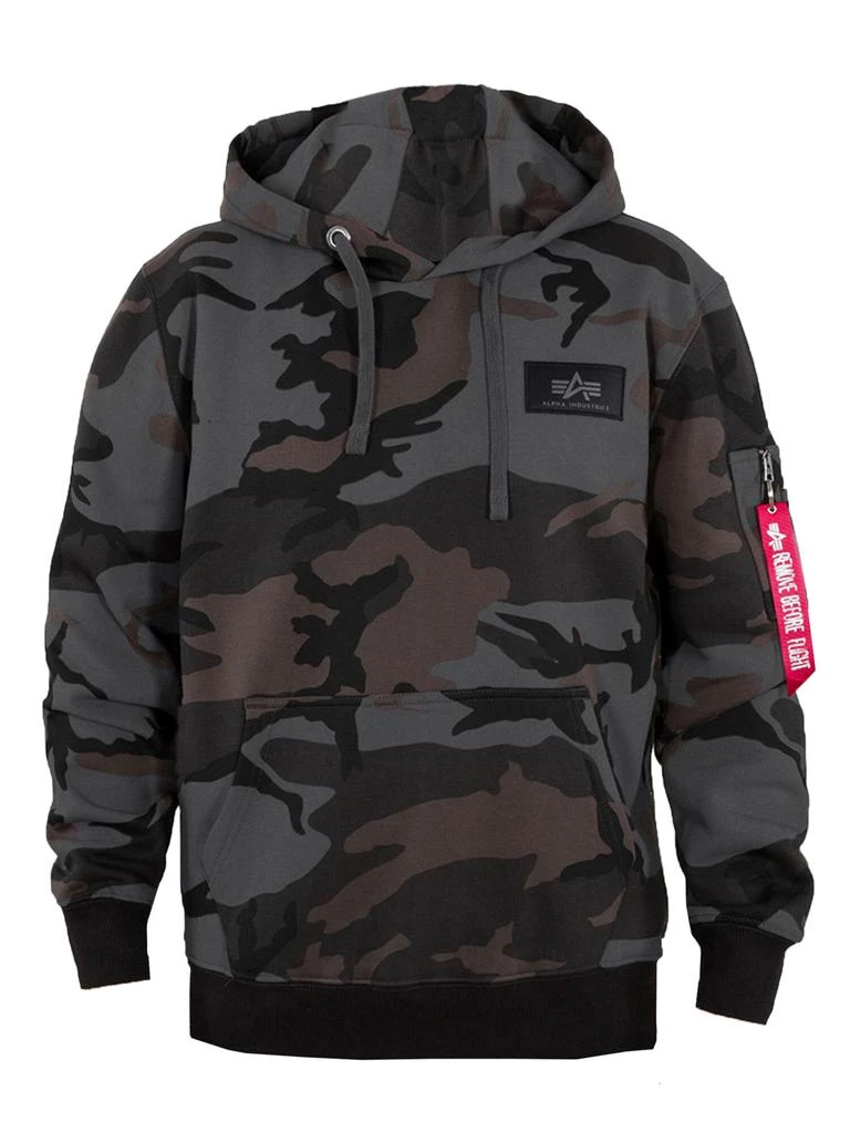 商品Alpha Industries|Backprint hoody camo black,价格¥997,第1张图片