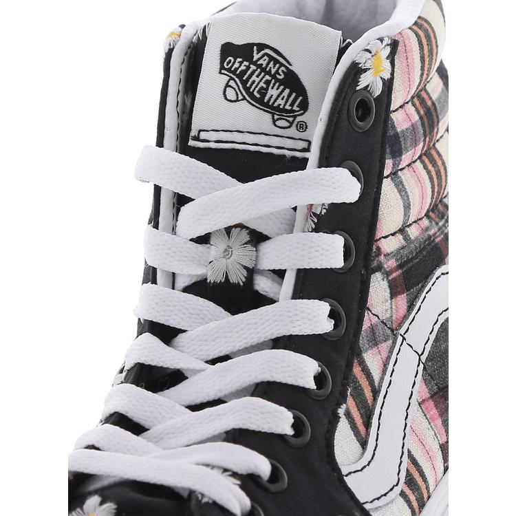 Vans Sk8 Hi Plaid Patchwork - Women Shoes商品第7张图片规格展示