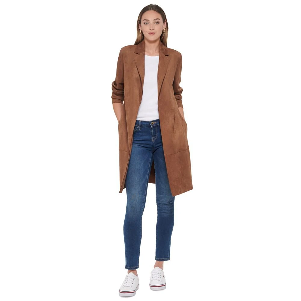 商品Tommy Hilfiger|Women's Faux-Suede Topper Jacket,价格¥387,第5张图片详细描述