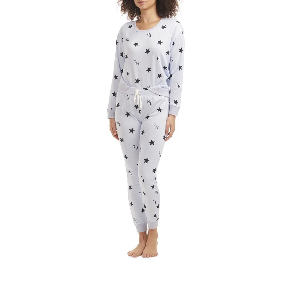 商品Tommy Hilfiger|Women's Hacci Printed Pajama Pullover Pant Set,价格¥567,第5张图片详细描述