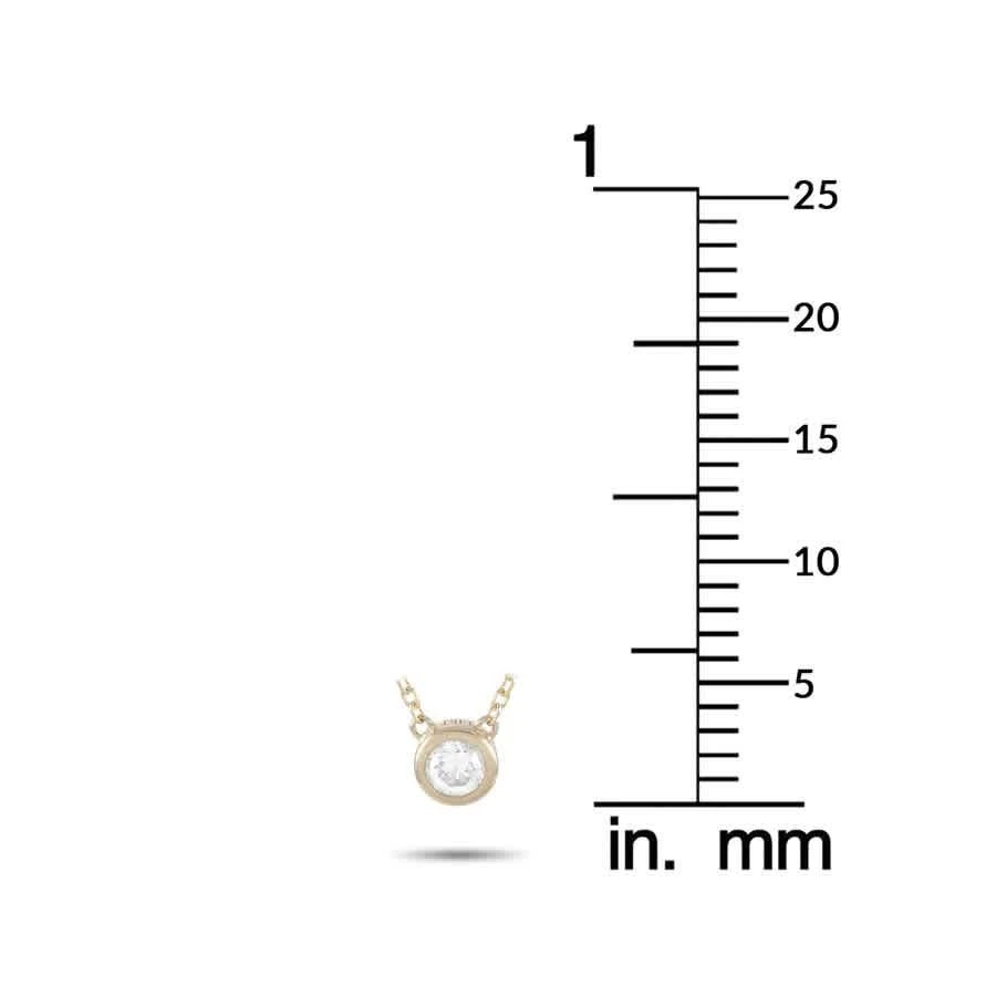 商品LB Exclusive|14K Yellow Gold 0.10ct Diamond Necklace,价格¥2607,第3张图片详细描述