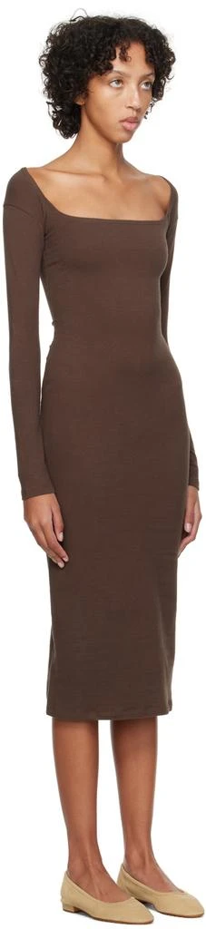 商品Gil Rodriguez|Brown 'El Tigre' Midi Dress,价格¥1082,第2张图片详细描述