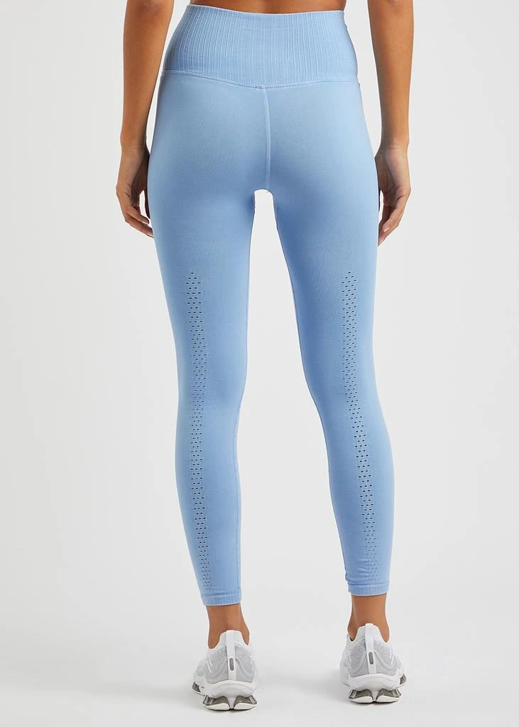 商品Free People Movement|Good Karma blue stretch-jersey leggings,价格¥720,第3张图片详细描述
