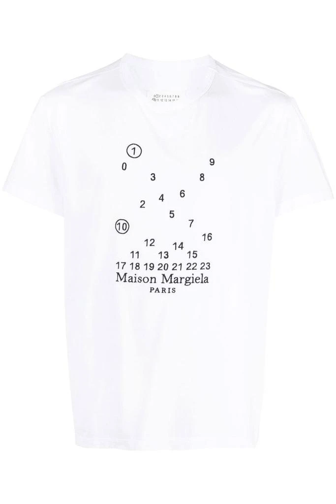 商品MAISON MARGIELA|Branding Cotton T Shirt,价格¥1629,第1张图片