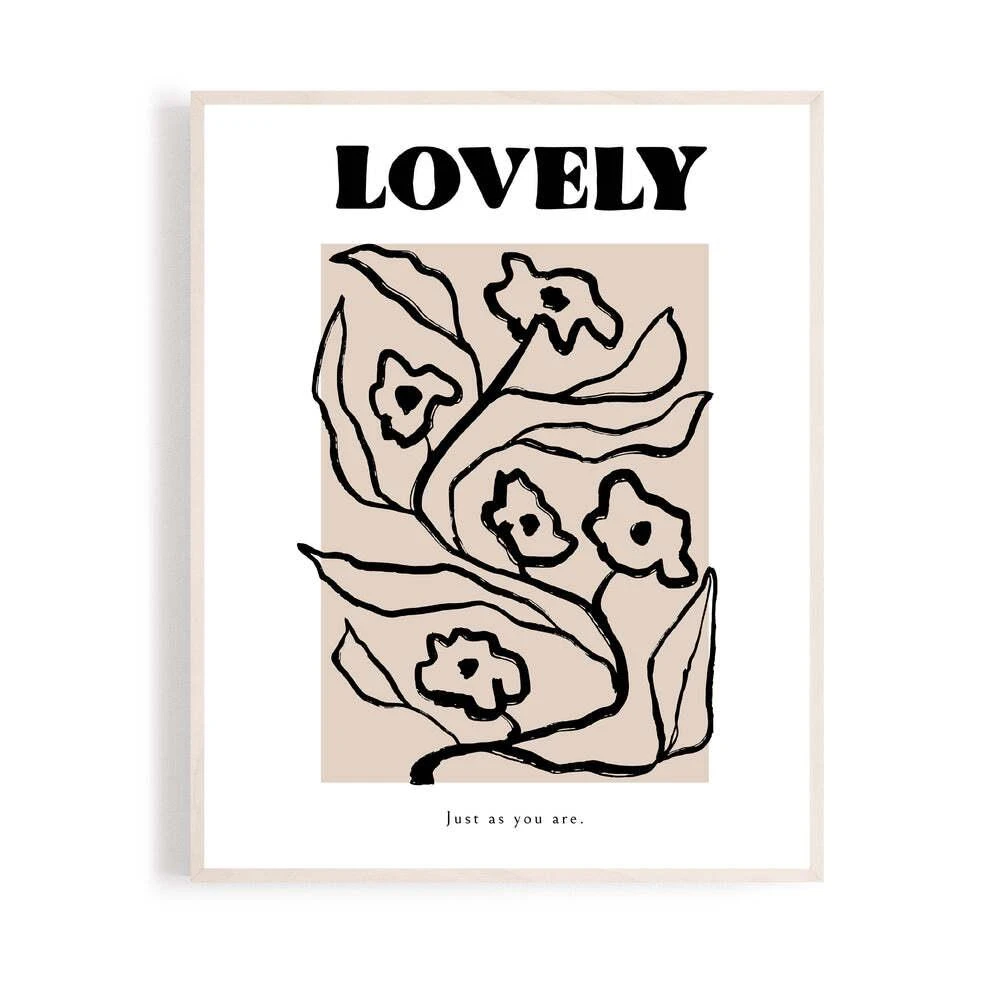 商品Damselfly|Lovely a4 print black,价格¥261,第1张图片