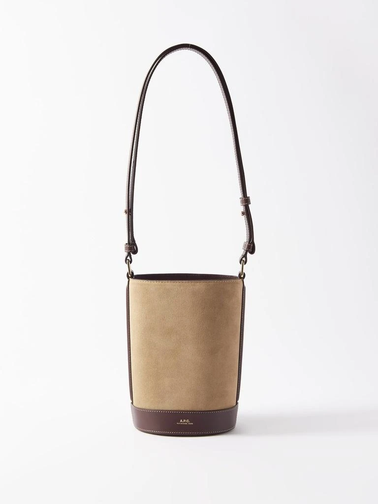 商品A.P.C.|Ambre suede bucket bag,价格¥4132,第1张图片