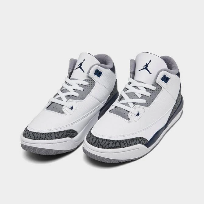 商品Jordan|Little Kids' Air Jordan Retro 3 Basketball Shoes,价格¥522,第2张图片详细描述