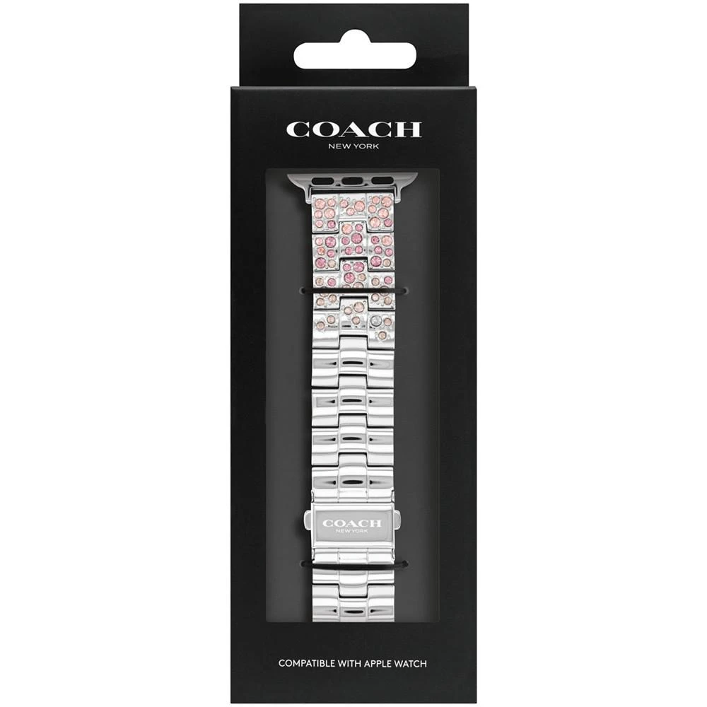 商品Coach|Stainless Steel Crystal Apple Bracelet, 38, 40, 41mm,价格¥1102,第2张图片详细描述