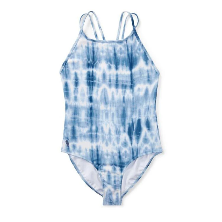 商品Ralph Lauren|Little Girl's & Girl's One-Piece Tie-Dye Swimsuit,价格¥137,第1张图片