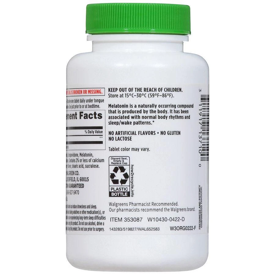 Quick Dissolve Melatonin 10 mg (240 days) Natural Cherry 商品
