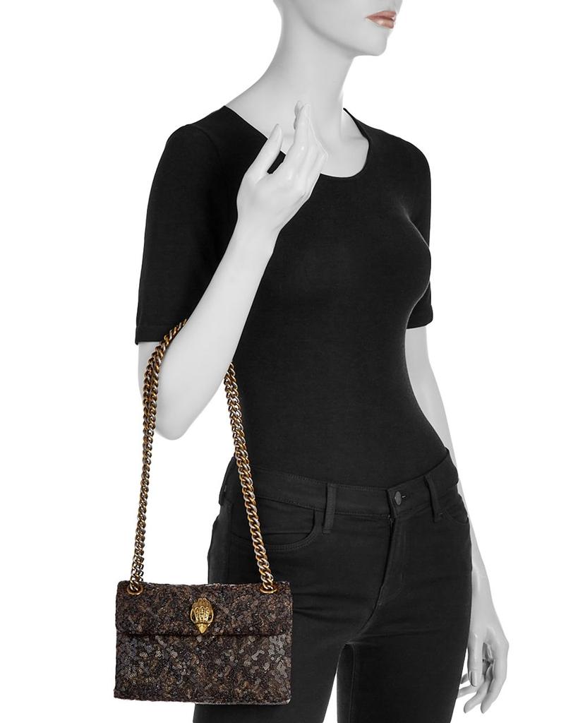 KURT GEIGER LONDON Mini Kensington Sequin Shoulder Bag商品第2张图片规格展示