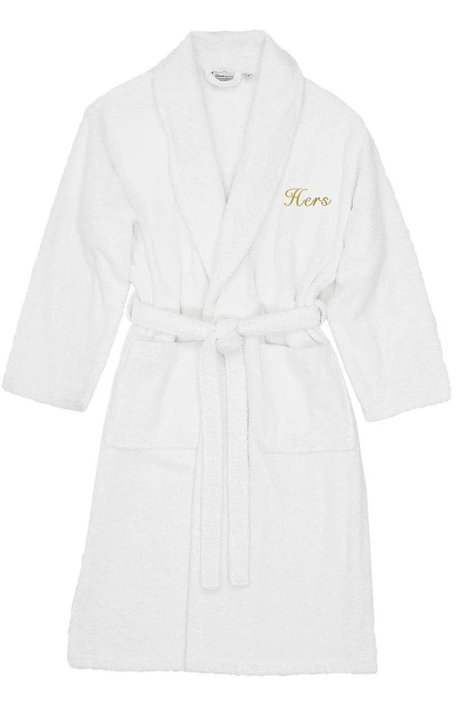 商品Linum Home Textiles|Embroidered 'Hers' Terry Bathrobe,价格¥640,第1张图片详细描述