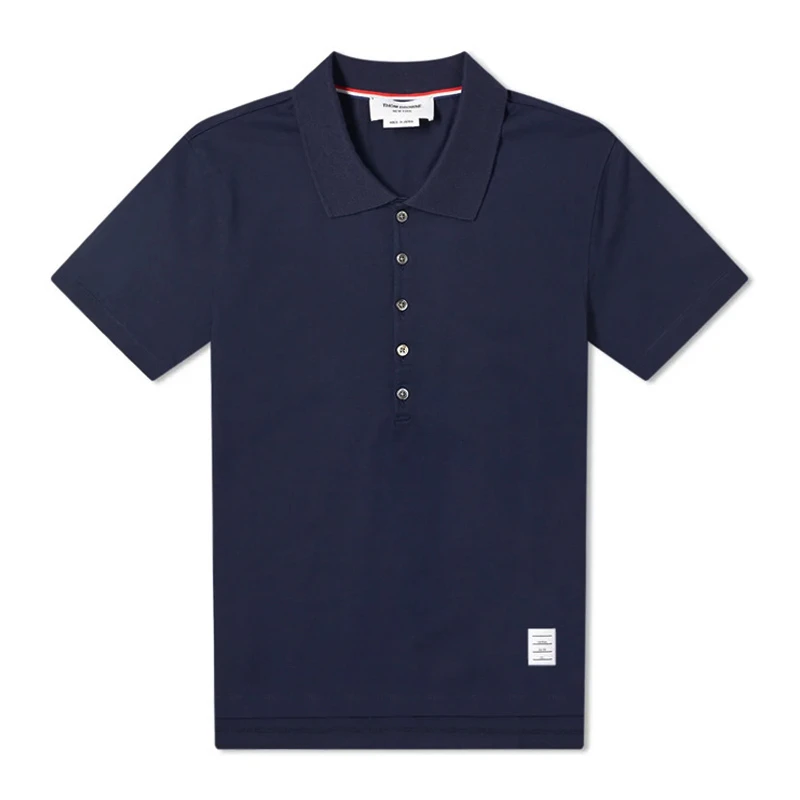 Thom Browne 男士蓝色polo短袖上衣 MJP052A-00042-415 商品