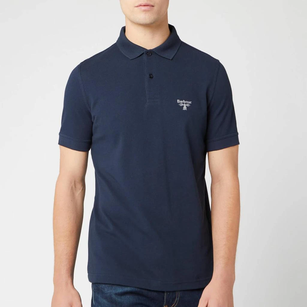 商品Barbour|Barbour Beacon Men's Polo Shirt - Navy,价格¥157,第1张图片