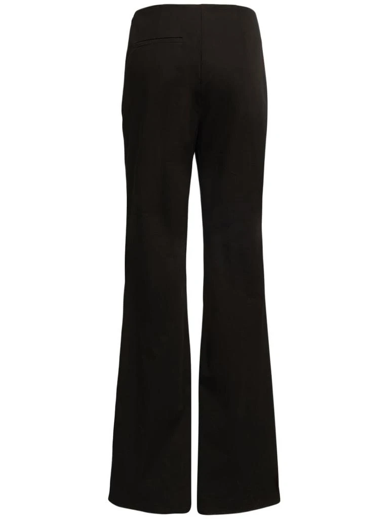 商品ROCHAS|Low Rise Cotton Poplin Flared Pants,价格¥1895,第3张图片详细描述