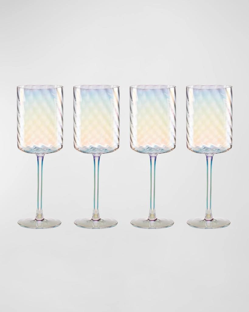 商品Lenox|Tuscany Iridescent White Wine Glasses, Set of 4,价格¥559,第1张图片