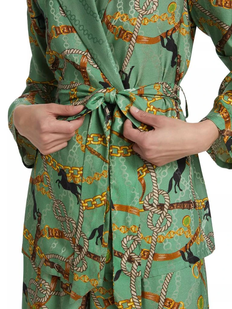 Ciara Status Print Robe Blouse 商品