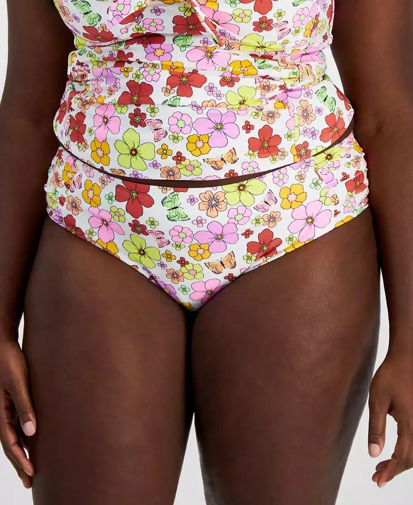 商品California Waves|Salt + Cove Plus Size Floral-Print Swim Bottoms, Created for Macy's,价格¥134,第1张图片
