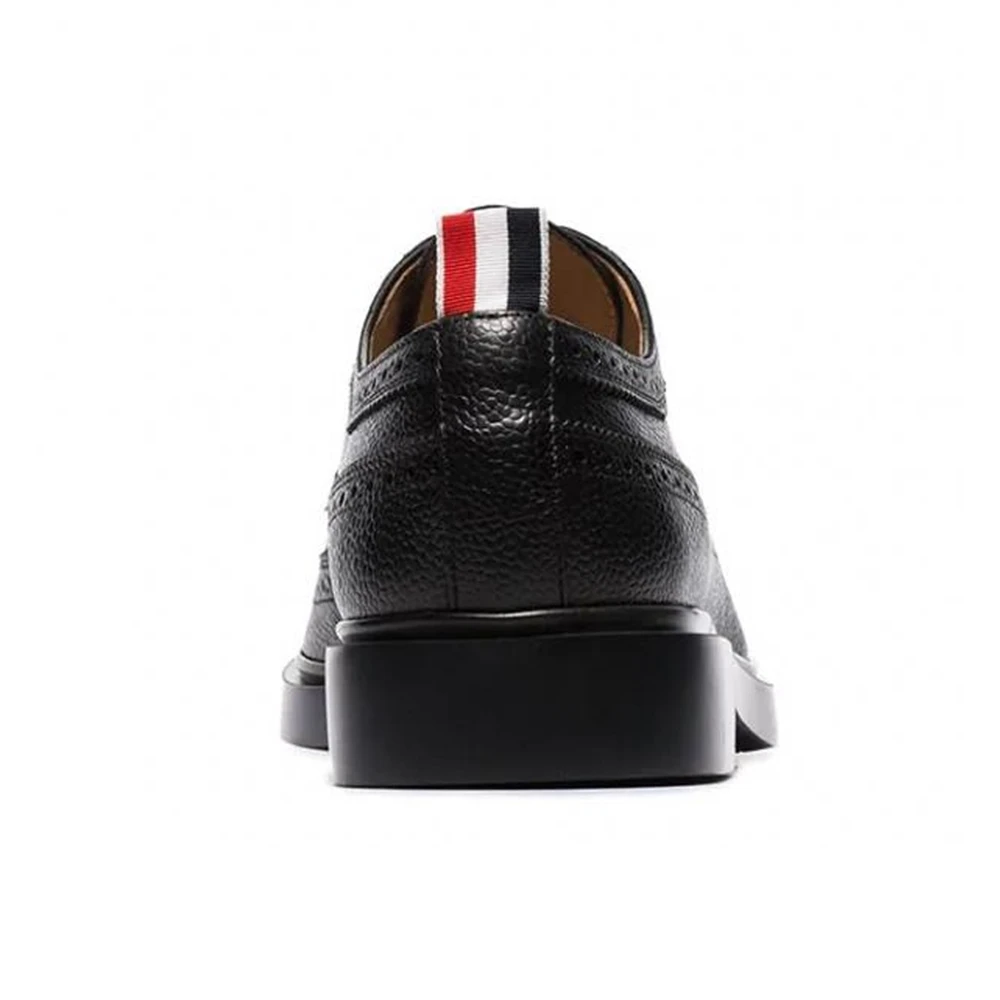 THOM BROWNE 黑色男士系带鞋 MFD002H-00198-001 商品