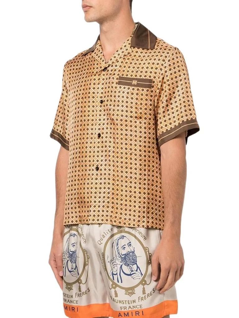 商品AMIRI|Amiri men's beige silk shirt,价格¥6245,第2张图片详细描述