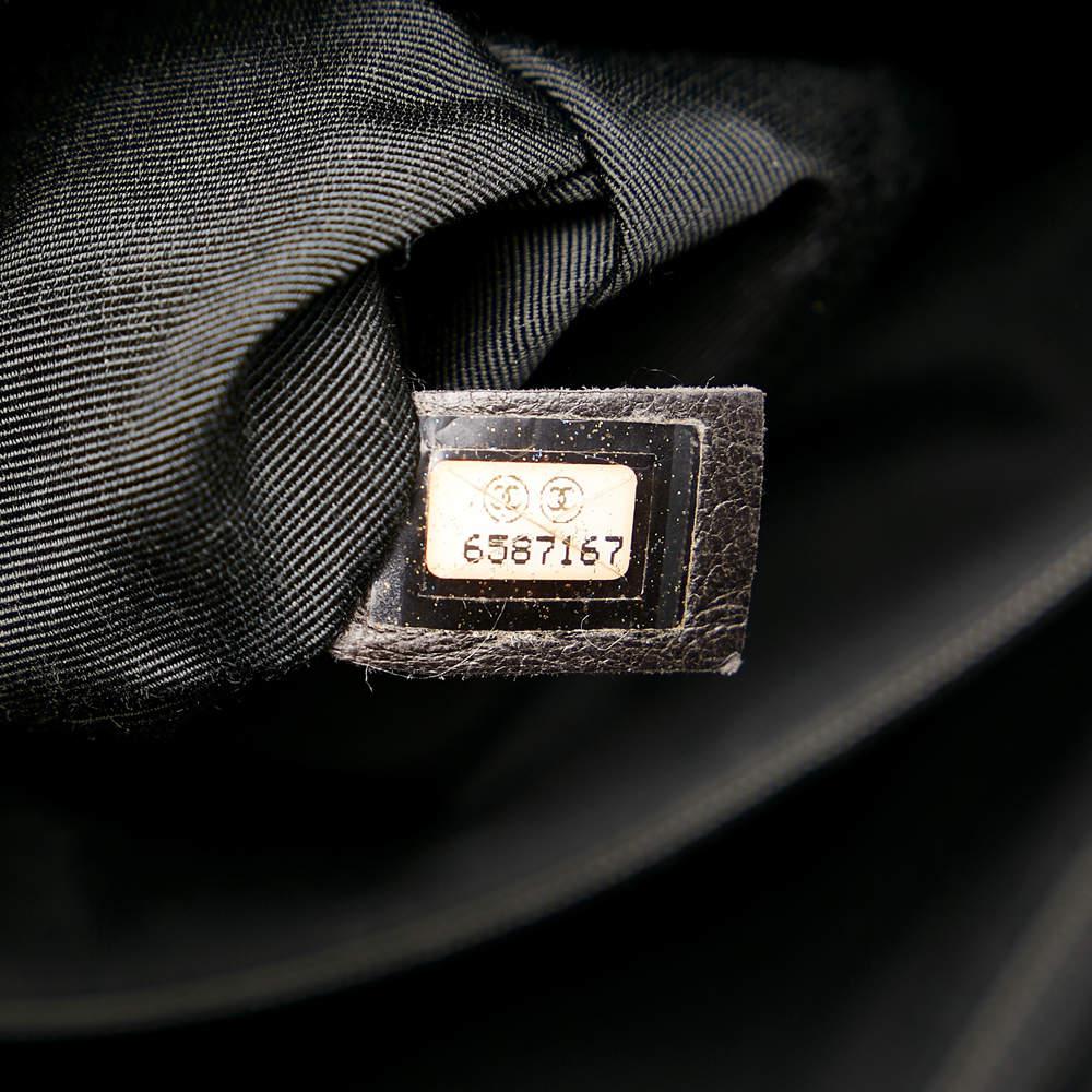 Chanel Black Wild Stitch Leather Handbag商品第6张图片规格展示