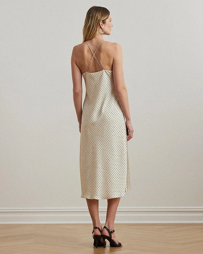 商品Ralph Lauren|Polka Dot Satin Charmeuse Slip Dress,价格¥813,第3张图片详细描述