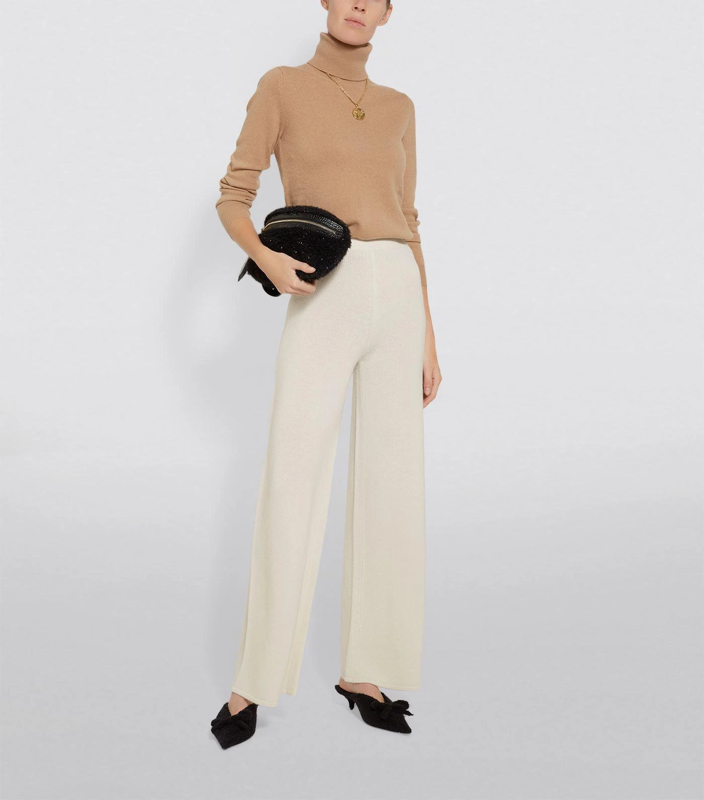 商品Max Mara|Cashmere-Wool Lounge Trousers,价格¥3532,第4张图片详细描述