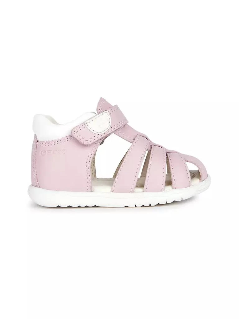 商品Geox|Little Girl's Macchia Leather Sandals,价格¥392,第1张图片