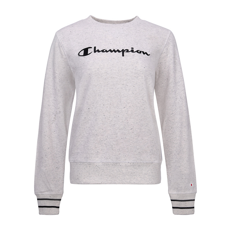 商品[国内直发] CHAMPION|Champion 灰色棉、涤纶女士卫衣 111387-EM020,价格¥305,第1张图片