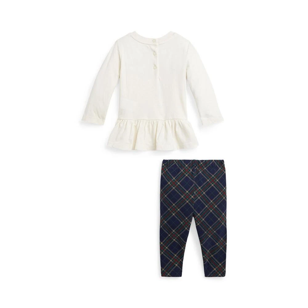 商品Ralph Lauren|Baby Girls Polo Bear Jersey Top and Leggings Set,价格¥522,第2张图片详细描述