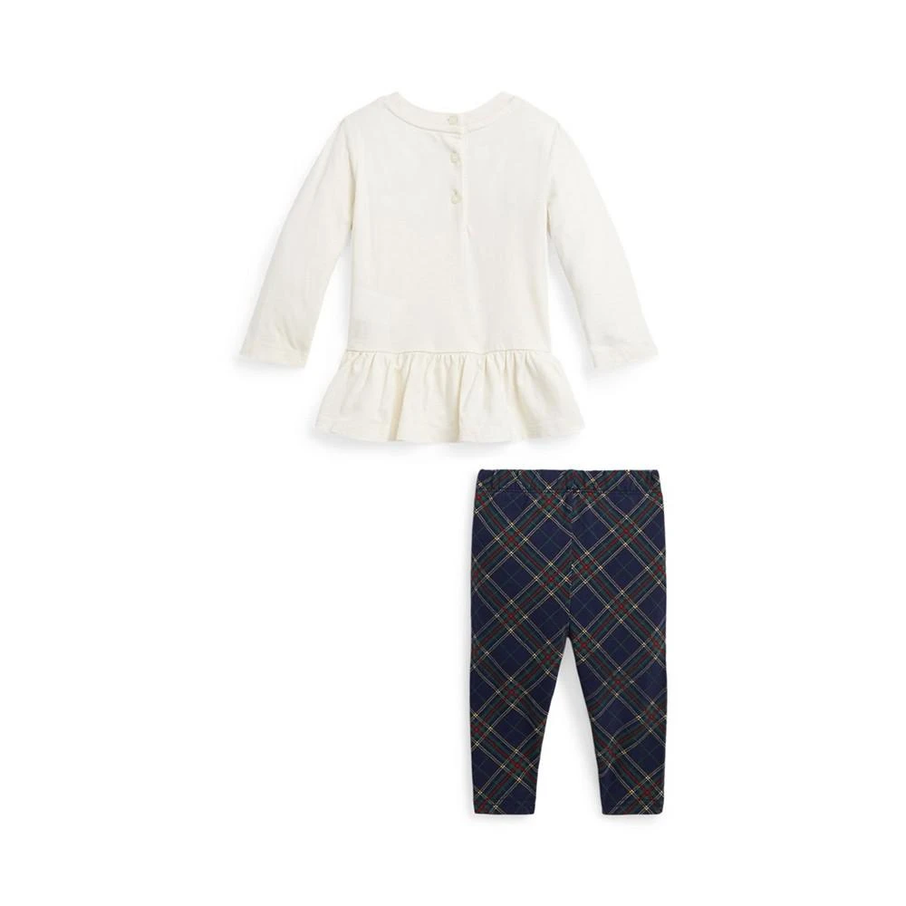 商品Ralph Lauren|Baby Girls Polo Bear Jersey Top and Leggings Set,价格¥390,第2张图片详细描述