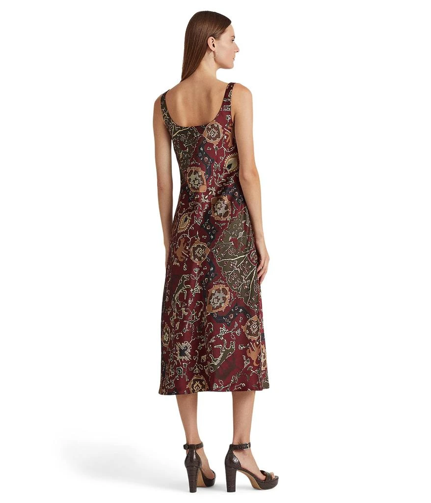商品Ralph Lauren|Print Satin Sleeveless Dress,价格¥1383,第2张图片详细描述