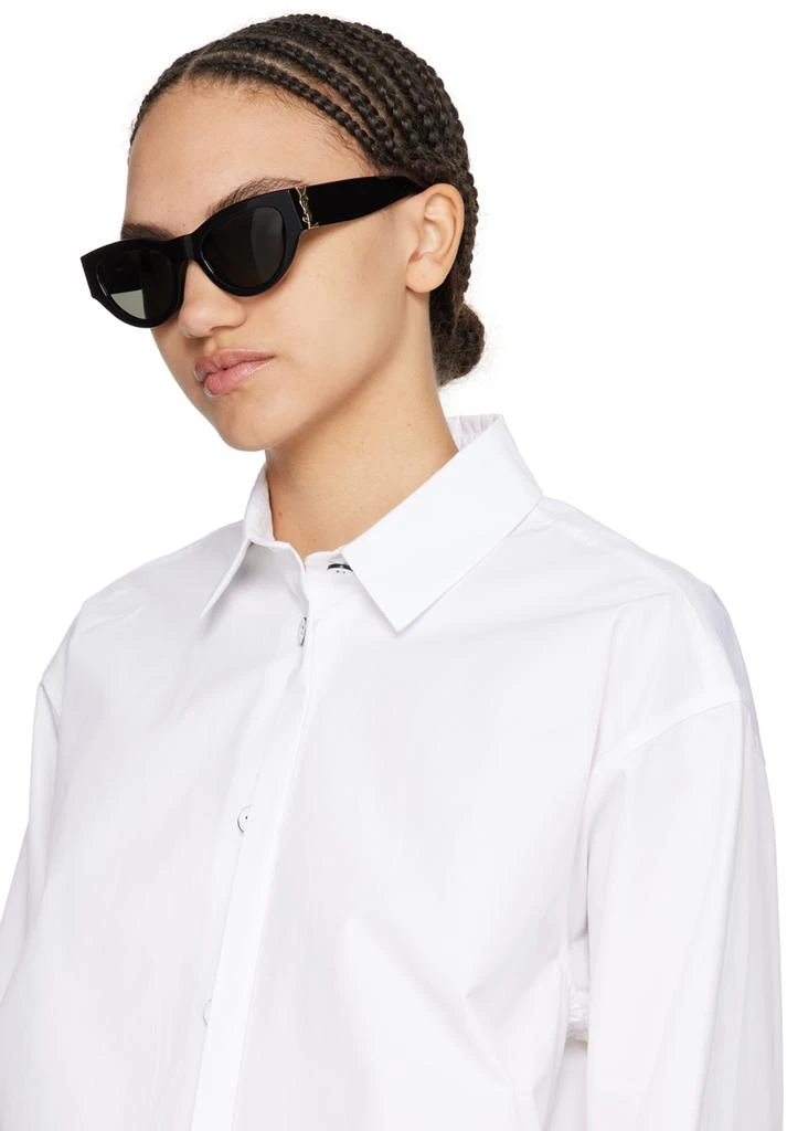 商品Yves Saint Laurent|Black SL M94 Sunglasses,价格¥3388,第4张图片详细描述