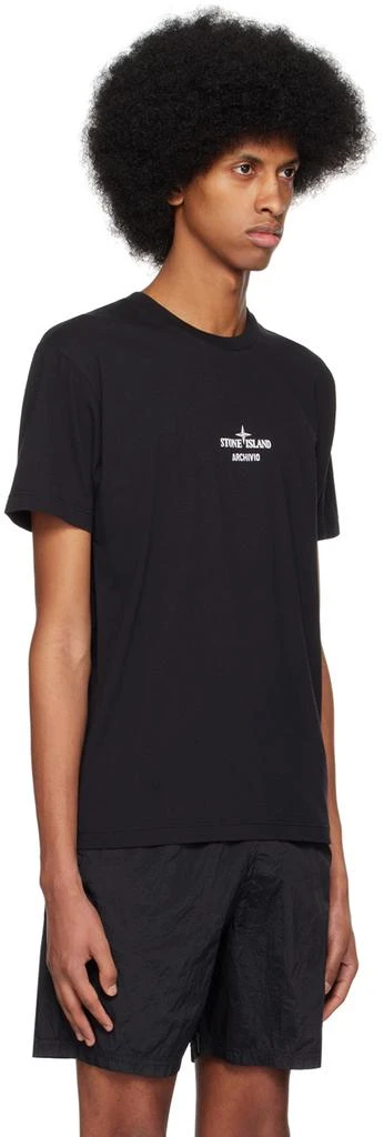 商品Stone Island|Black Graphic T-Shirt,价格¥1127,第2张图片详细描述