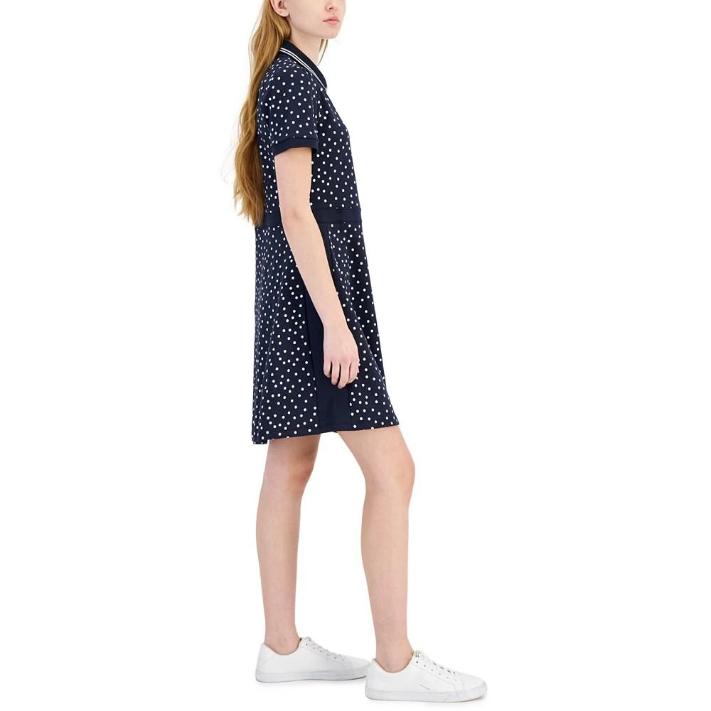 商品Tommy Hilfiger|Women's Dot-Print A-Line Dress,价格¥373,第3张图片详细描述