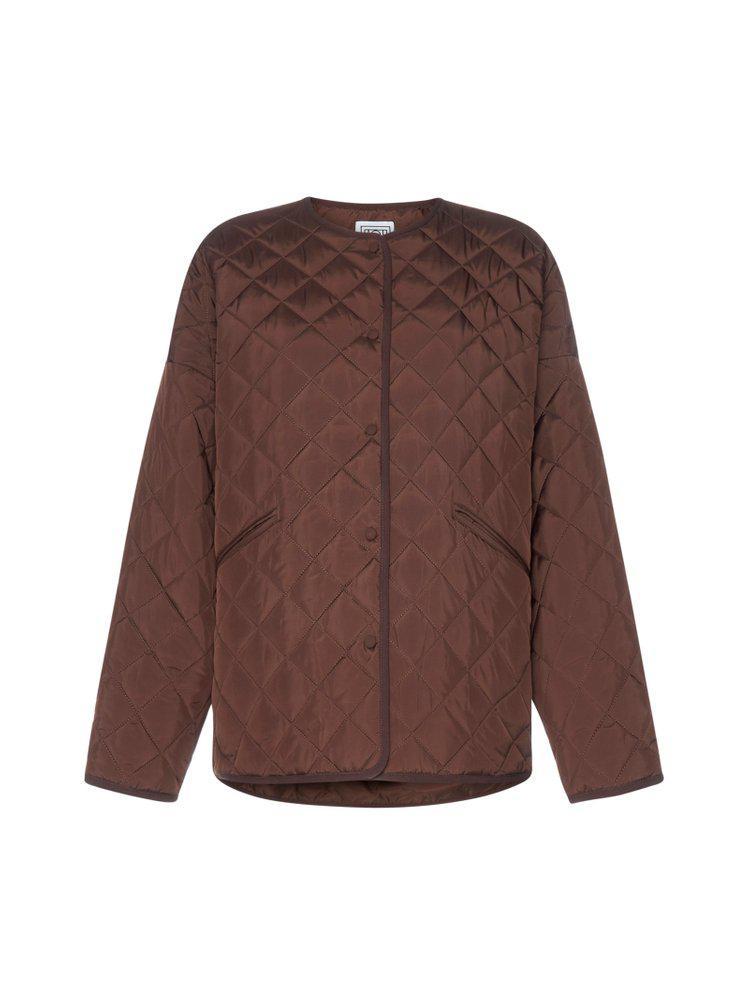 商品Totême|Totême Quilted Single-Breasted Jacket,价格¥3043,第1张图片