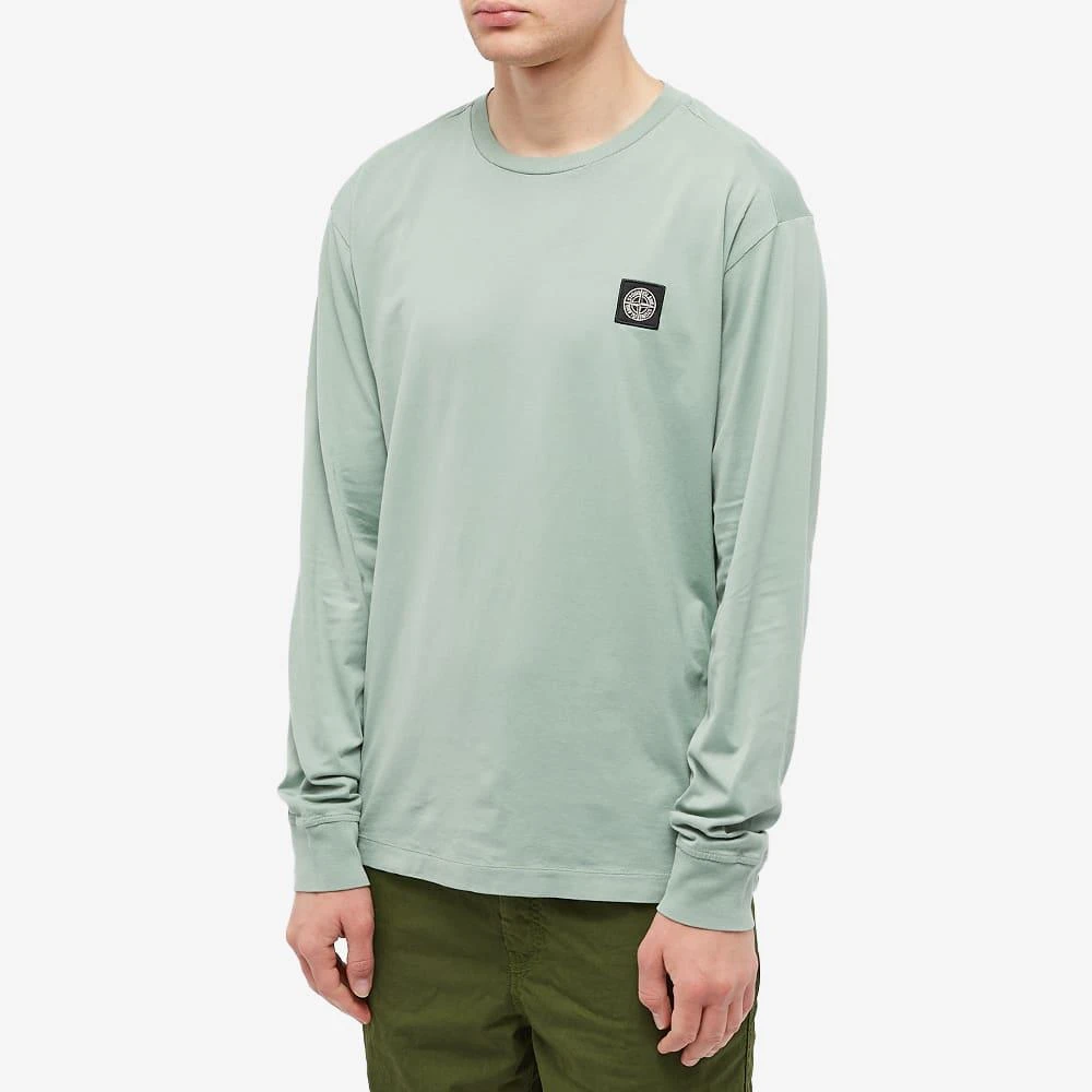 商品Stone Island|Stone Island Long Sleeve Patch T-Shirt,价格¥1081,第2张图片详细描述