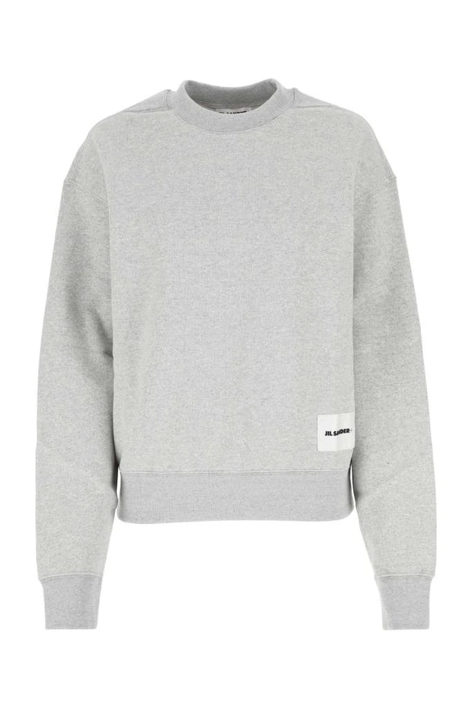 商品Jil Sander|Jil Sander+ Logo-Patch Straight Hem Sweatshirt,价格¥2398,第1张图片