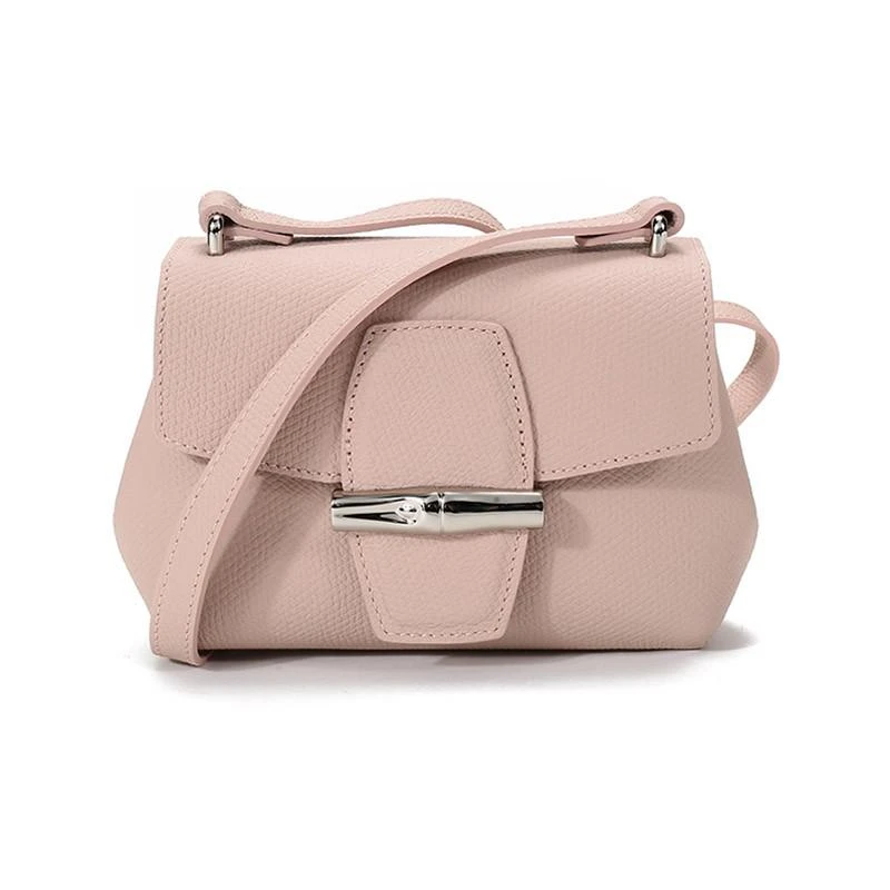 商品[国内直发] Longchamp|Longchamp珑骧 女士柔粉色ROSEAU系列牛皮单肩斜挎包 10115 HPN 133,价格¥1892,第1张图片