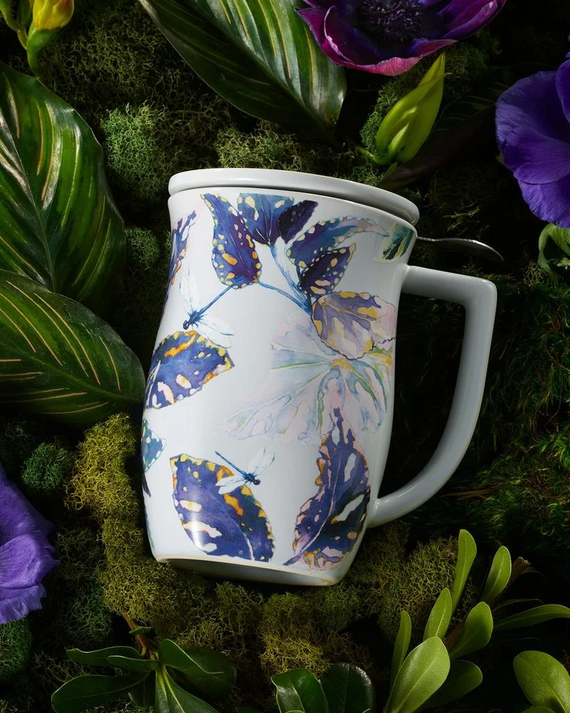 商品Tea Forte|x The New York Botanical Garden Demoiselle Fiore Steeping Cup & Infuser, 14 oz.,价格¥215,第3张图片详细描述