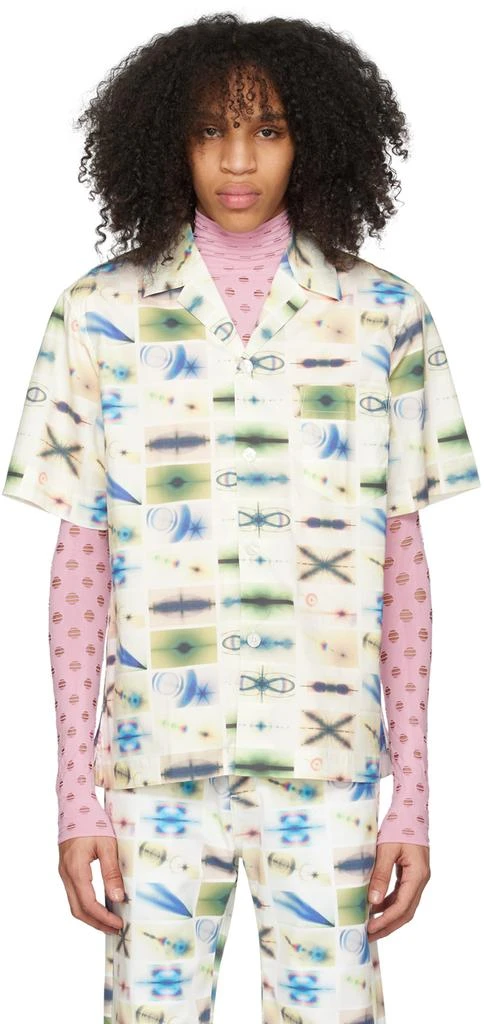 商品Maisie Wilen|SSENSE Exclusive White Calcium Shirt,价格¥840,第1张图片