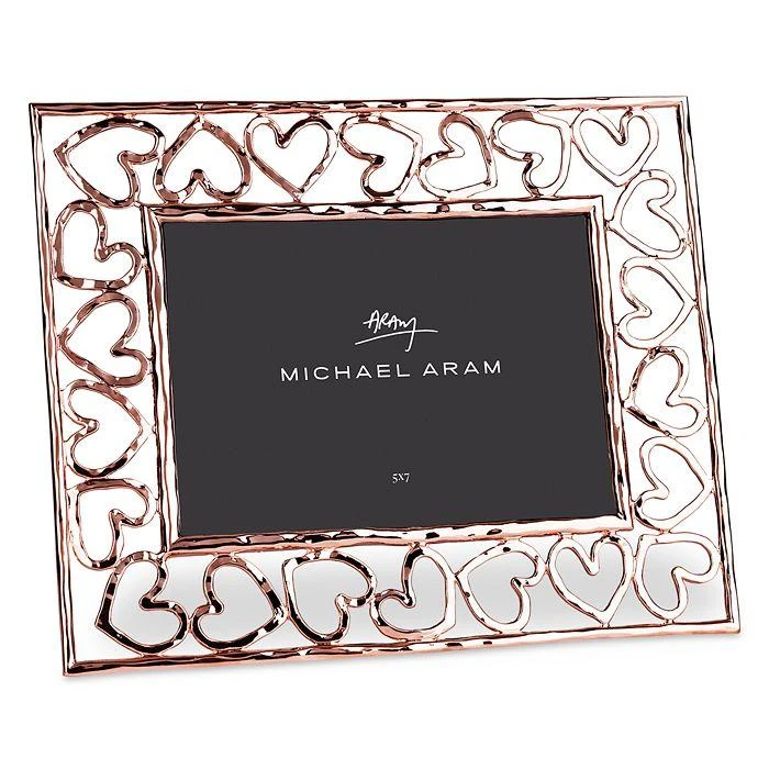商品Michael Aram|Heart Rose Gold Tone 5x7 Picture Frame,价格¥926,第2张图片详细描述