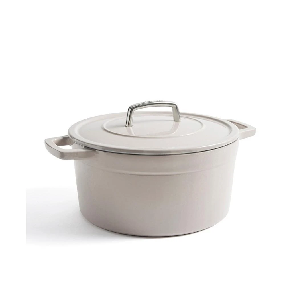 商品Martha Stewart|Martha by Martha Stewart Enamel Cast Iron 7 QT Dutch Oven,价格¥741,第1张图片