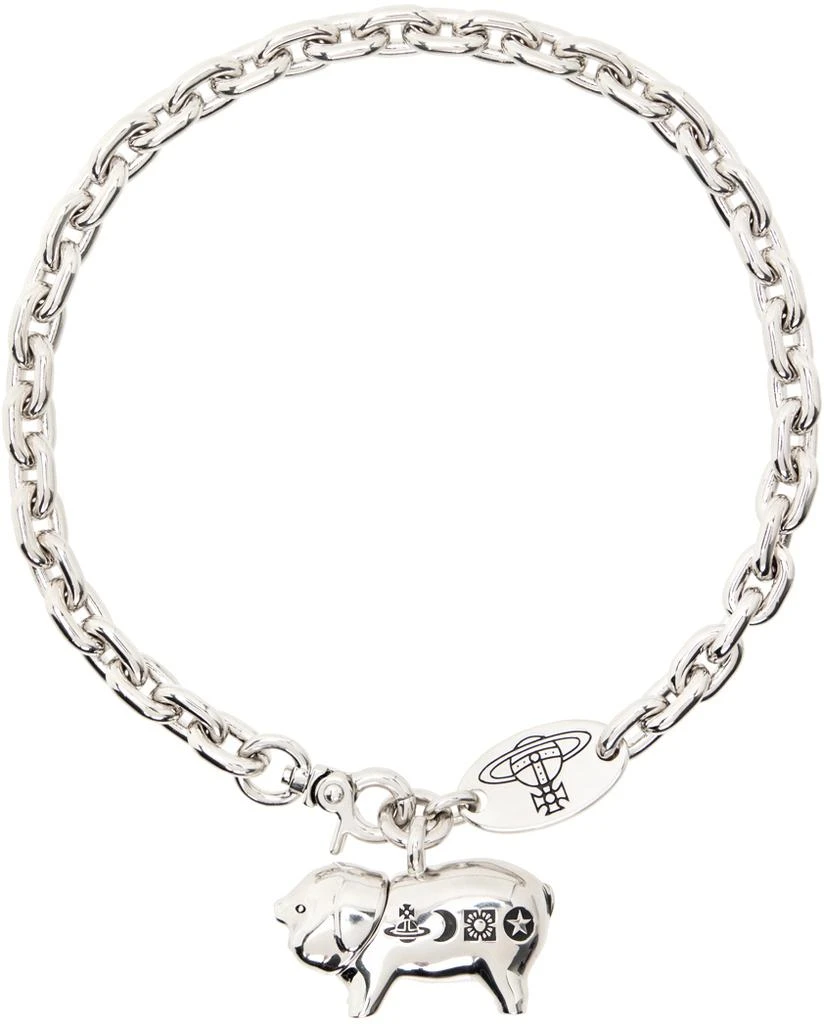 商品Vivienne Westwood|Silver Juanita Necklace,价格¥2615,第1张图片