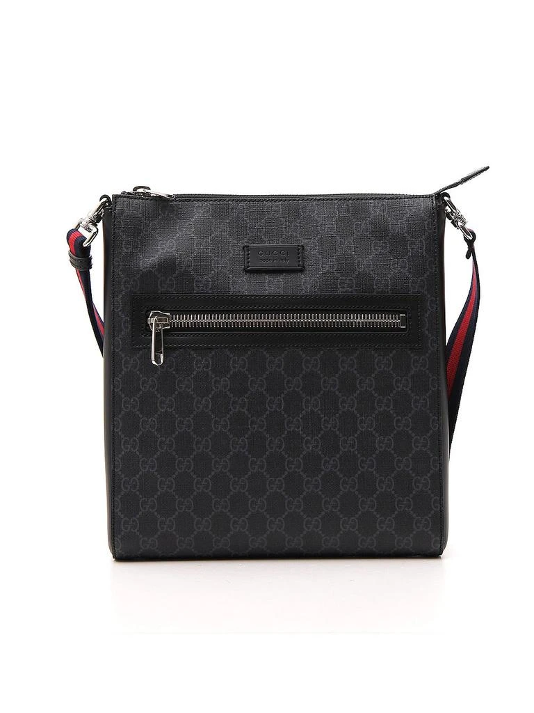 商品Gucci|Gucci GG Supreme Web Strap Messenger Bag,价格¥8095,第1张图片